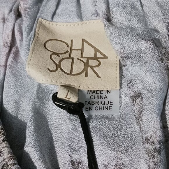 NEW Chaser‎ Heirloom Floral Gauze Off-The-Shoulder Elbow Sleeve Blouse, Size L - Picture 12 of 15